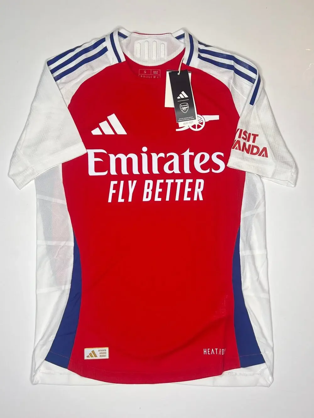 Adidas Arsenal 2024/25 Home Authentic Match Jersey Size Medium Mens